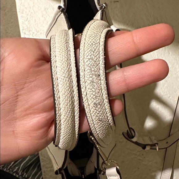 Coach Mini Crosby CrossgrainCarryall Crossbody Bag Cream Color - Picture 15 of 16